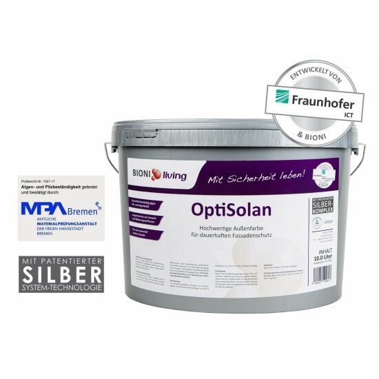 OptiSolan Fassadenfarbe - 10 Liter (weiß)