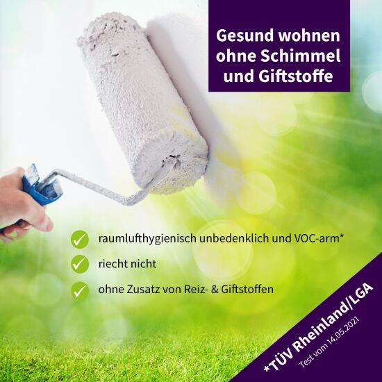 MycoSolan Innenfarbe gegen Schimmel 2,5 Liter (weiß)