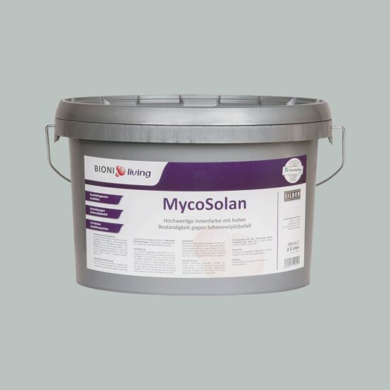 MycoSolan Innenfarbe gegen Schimmel 2,5 Liter im Farbton Flora 1 (NCS S2005-B80G)